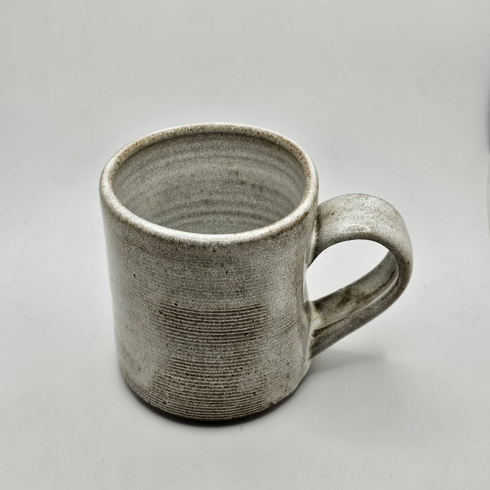 MMClay Studio Pottery Bucket Cup Mug Semi Rustic Stoneware SF CA